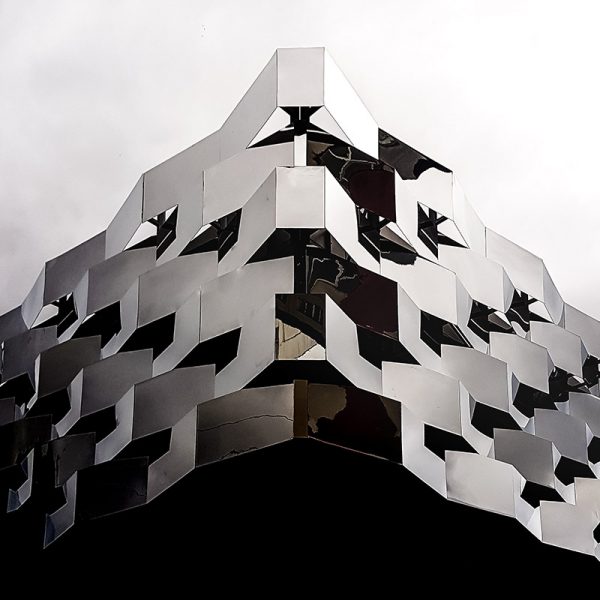 Building with sharp edges